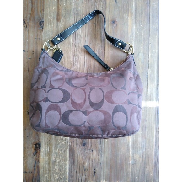 Coach Designer Logo Shoulder Slouch Hobo Bag  H1294-F20042 Soho Retro 90s Hipstr - Picture 8 of 10